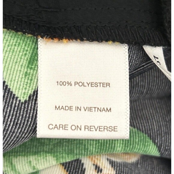 NY&C Eva Mendes Collection Black Maddie Lemon Print Skirt Size 10 - Picture 8 of 12